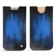 Capa em pele Apple iPhone X - Bleu Patine
