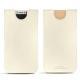 Capa em pele Apple iPhone X - Blanc PU