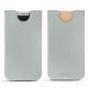 Custodia in pelle Apple iPhone X - Gris PU