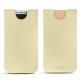가죽 커버 Apple iPhone X - Beige PU