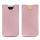 Funda de piel Apple iPhone X - Rose PU