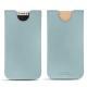 Capa em pele Apple iPhone X - Bleu Ciel PU