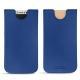 Capa em pele Apple iPhone X - Bleu Océan PU