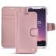 Apple iPhone X leather case - Rose ( Nappa - Pantone 2365C ) 