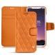 レザーケース Apple iPhone X - Orange - Couture ( Nappa - Pantone 1495U ) 
