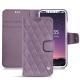 Custodia in pelle Apple iPhone X - Lilas - Couture ( Nappa - Pantone 2645U ) 