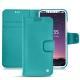 Funda de piel Apple iPhone X - Bleu fluo