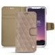 Custodia in pelle Apple iPhone X - Taupe vintage - Couture