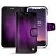 Custodia in pelle Apple iPhone X - Violet Patine