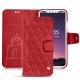 レザーケース Apple iPhone X - Rouge troupelenc - Couture