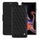 Funda de piel Samsung Galaxy Note9 - Ebène - Couture ( Sleek P C12 - Black ) 