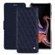 Housse cuir Samsung Galaxy Note9 - Cobalt - Couture ( Pantone 2766C ) 