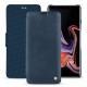 Capa em pele Samsung Galaxy Note9 - Jean vintage ( Roughtcut - Pantone 285U  ) 