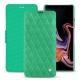Samsung Galaxy Note9 leather case - Menthe vintage - Couture