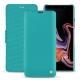 Housse cuir Samsung Galaxy Note9 - Bleu fluo