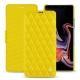 Lederschutzhülle Samsung Galaxy Note9 - Jaune fluo - Couture