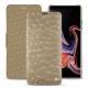Custodia in pelle Samsung Galaxy Note9 - Autruche desert
