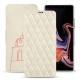 Capa em pele Samsung Galaxy Note9 - Blanc escumo - Couture