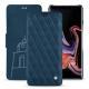 Housse cuir Samsung Galaxy Note9 - Blu mediterran - Couture