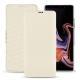 Samsung Galaxy Note9 leather case - Blanc PU