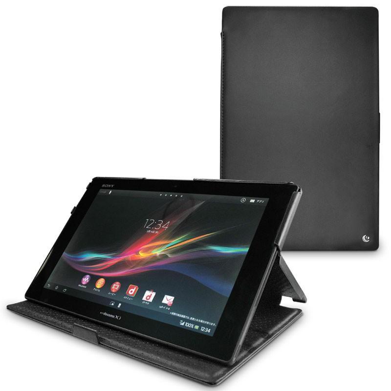 Custodia in pelle Sony Xperia Tablet Z  - Noir ( Nappa - Black ) 