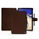 Samsung Galaxy Tab S4 10.5 leather case - Châtaigne ( Pantone 476C ) 