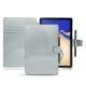 Samsung Galaxy Tab S4 10.5 leather case - Platinium ( Pantone 877C ) 