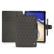 Housse cuir Samsung Galaxy Tab S4 10.5 - Anthracite - Couture ( Pantone 424C ) 