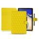 Capa em pele Samsung Galaxy Tab S4 10.5 - Jaune fluo - Couture