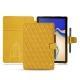 Custodia in pelle Samsung Galaxy Tab S4 10.5 - Jaune soulèu - Couture