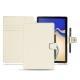 가죽 커버 Samsung Galaxy Tab S4 10.5 - Blanc PU