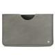 Samsung Galaxy Tab S4 10.5 leather pouch - Acier vintage ( Pantone 403C ) 