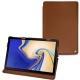 Samsung Galaxy Tab S4 10.5 leather case - Marron ( Nappa - Pantone 1615C ) 