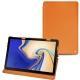 Samsung Galaxy Tab S4 10.5 leather case - Orange ( Nappa - Pantone 1495U ) 