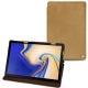Samsung Galaxy Tab S4 10.5 leather case - Sable vintage ( Roughtcut - Gaucho#57254 ) 