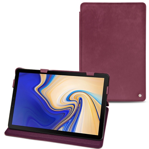 硬质真皮保护套 Samsung Galaxy Tab S4Prune vintage ( Pantone #612434 ) 