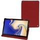 Samsung Galaxy Tab S4 10.5 leather case - Tomate ( Pantone 187C ) 