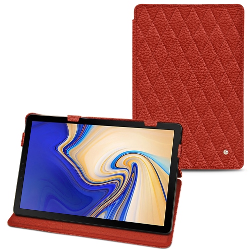 Custodia in pelle Samsung Galaxy Tab S4Papaye - Couture ( Pantone #b54317 ) 