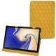 Capa em pele Samsung Galaxy Tab S4 10.5 - Jaune soulèu - Couture