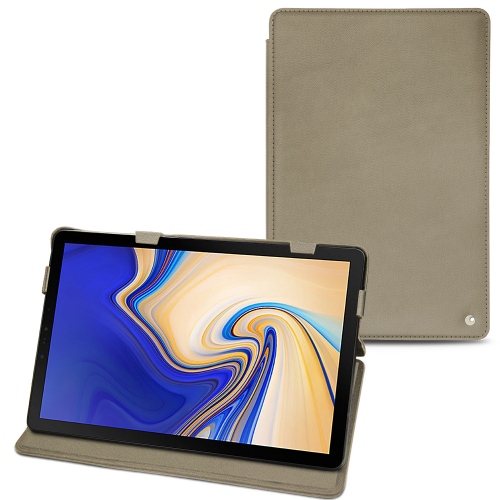 Capa em pele Samsung Galaxy Tab S4Darboun sabla ( Pantone #BCB1A1 )