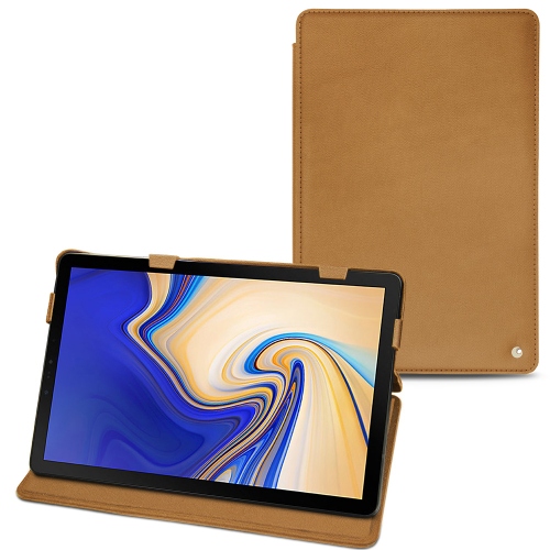 Samsung Galaxy Tab S4 leather caseCastan esparciate ( Pantone #824F2A )