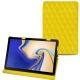 Custodia in pelle Samsung Galaxy Tab S4 10.5 - Jaune fluo - Couture