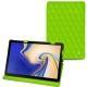 가죽 커버 Samsung Galaxy Tab S4 10.5 - Vert fluo - Couture