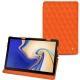 가죽 커버 Samsung Galaxy Tab S4 10.5 - Orange fluo - Couture
