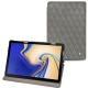 가죽 커버 Samsung Galaxy Tab S4 10.5 - Acier vintage - Couture