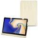 가죽 커버 Samsung Galaxy Tab S4 10.5 - Crocodile milk