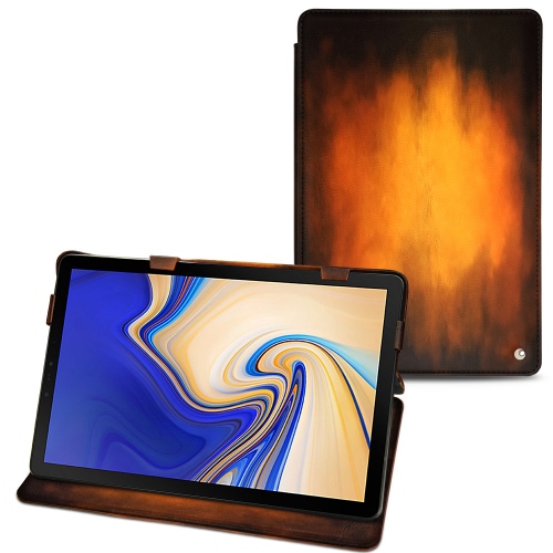 Samsung Galaxy Tab S4 leather caseFauve Patine