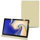 Samsung Galaxy Tab S4 10.5 leather case - Beige PU