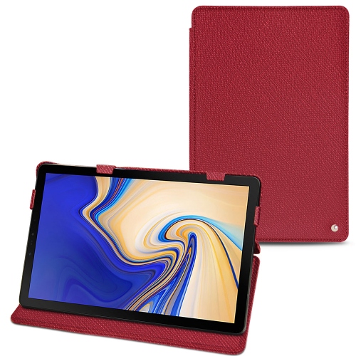 Capa em pele Samsung Galaxy Tab S4Rouge passion ( Pantone #a6192e ) 
