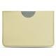 Custodia in pelle Microsoft Surface Go - Beige ( Nappa - Pantone 7502C ) 